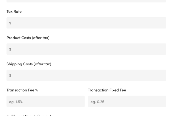 Contribution margin calculator
